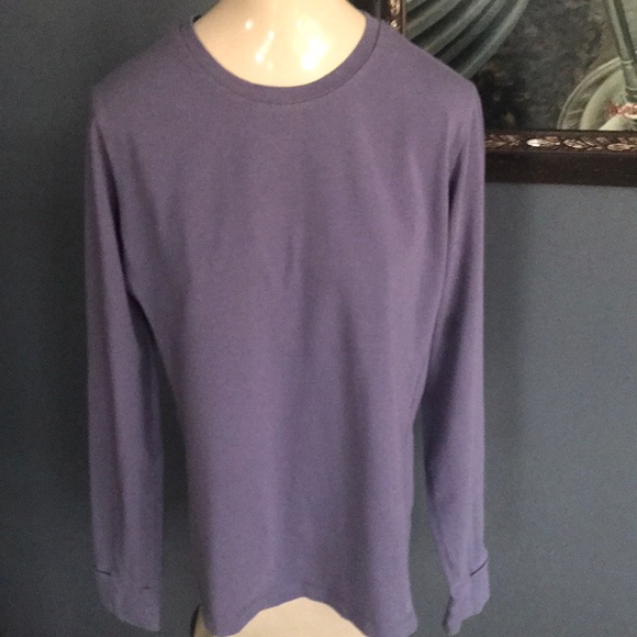 Calvin Klein Tops - Calvin Klein periwinkle stretch long sleeve top, L